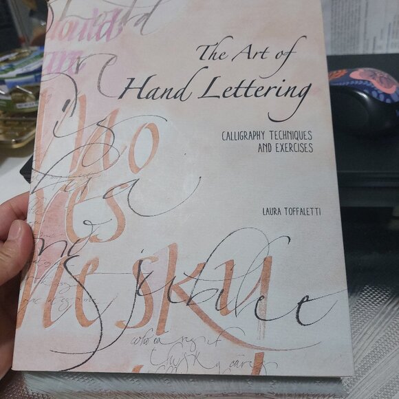 The Art of Hand Lettering Calligraphy Techniques and Exercises Paperback - Picture 2 of 6